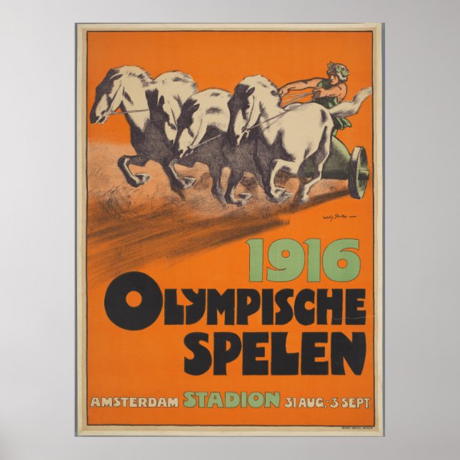Póster Olimpiadas de 1916 (Frente)