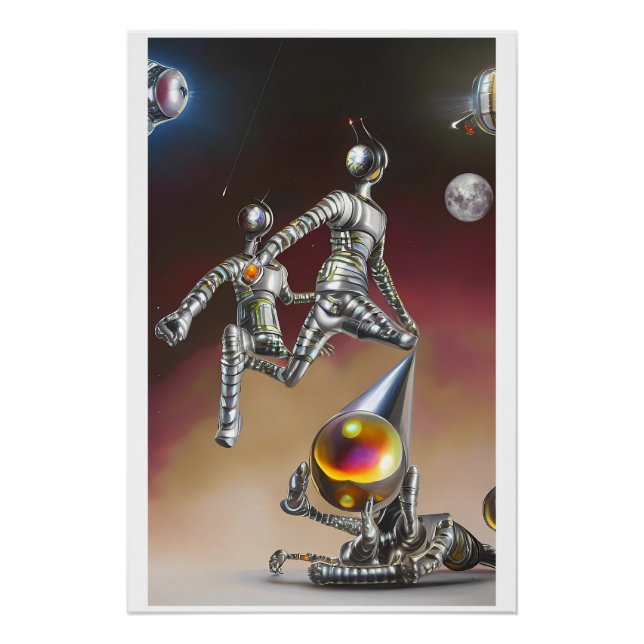 Póster Olímpicos del espacio exterior (Anverso)