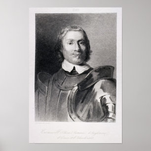 Póster Oliver Cromwell , Lord Protector de Inglaterra