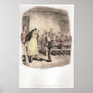 Póster Oliver Twist pide más original