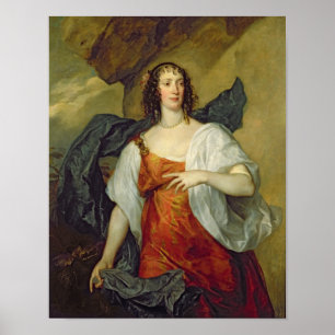 Póster Olivia, esposa de Endymion Porter, c.1637