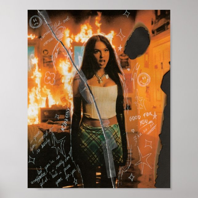 Póster Olivia Rodrigo - Buenos 4 U (Frente)