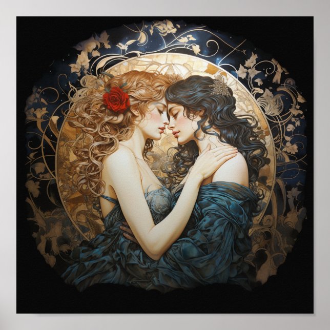 Póster Olivia y Emma. (Frente)