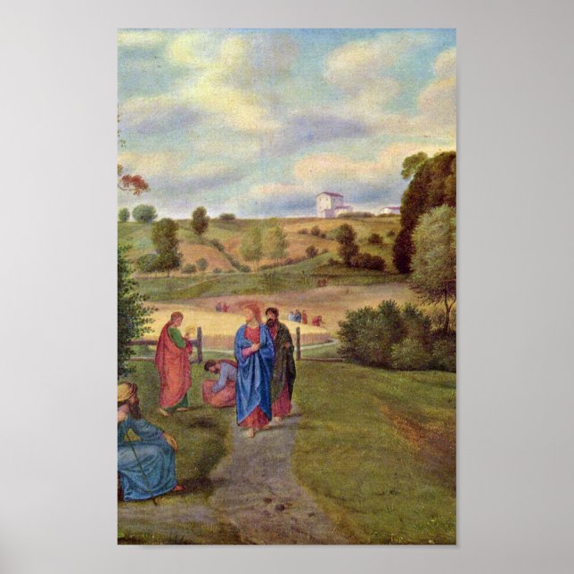Póster Olivier Fernando - Jesús y sus discípulos (Frente)