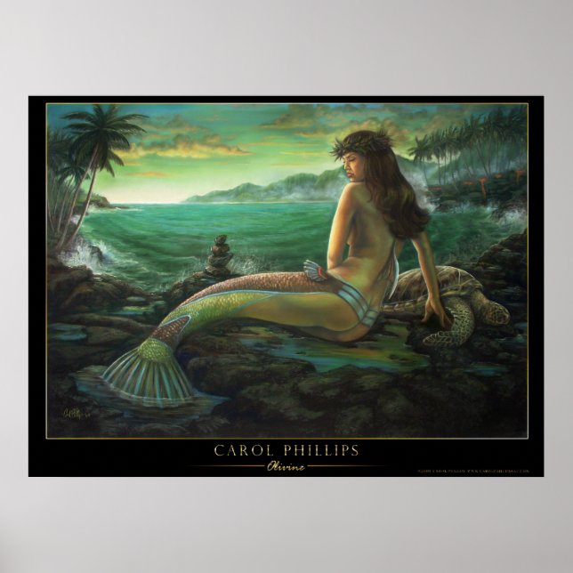 Póster olivina-hawaiana poster carol phillips (Frente)