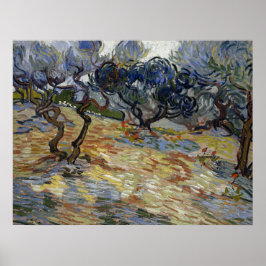 Póster Olivos de Vincent Van Gogh