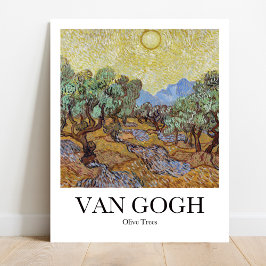 Póster Olivos de Vincent van Gogh