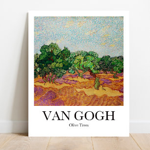Póster Olivos de Vincent Van Gogh
