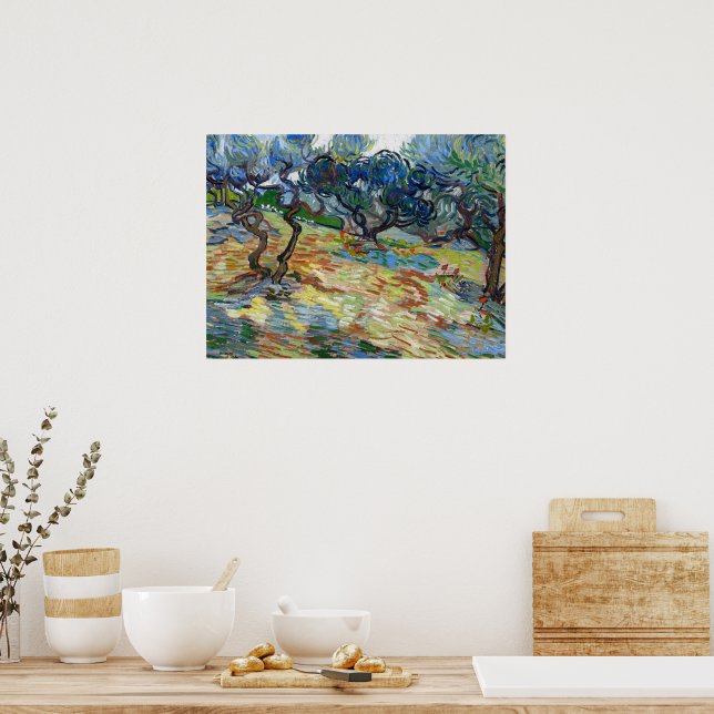 Póster Olivos de Vincent van Gogh (Cocina)
