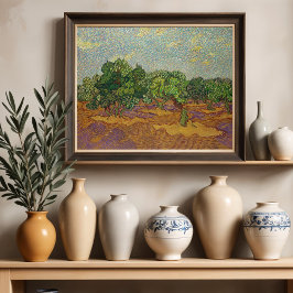 Póster Olivos, Van Gogh