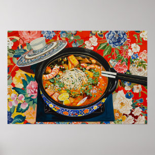 Póster Olla caliente coreana