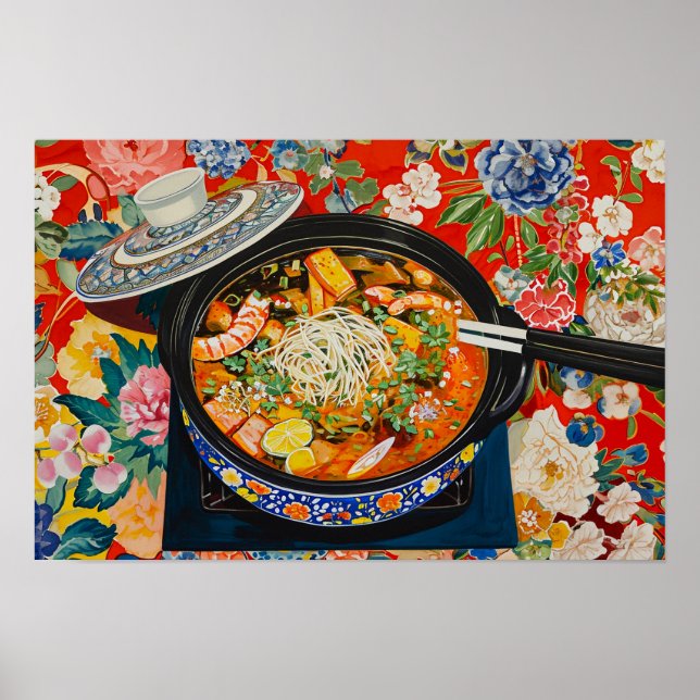 Póster Olla caliente coreana (Frente)