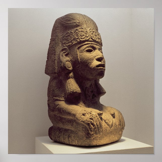 Póster Olla en forma de figura arrodillada, 800-1200 (Frente)