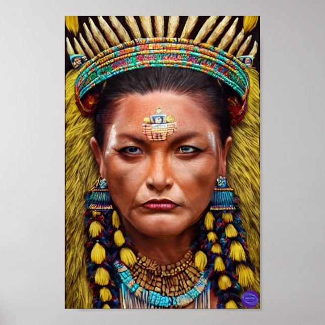 PÓSTER OLMEC QUEEN (Frente)