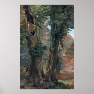 Póster Olmos viejos, c.1835