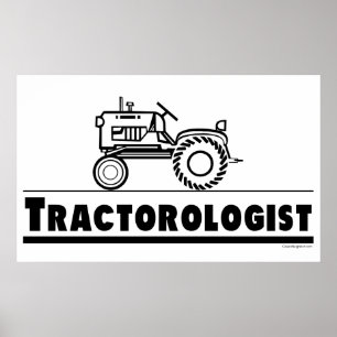 Póster Ología del tractor