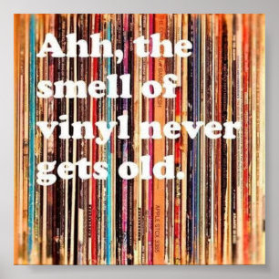 Póster Olor del poster del vinilo