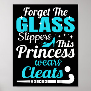 Póster Olvidar Zapatillas Gl Princesa Amante Hockey Sobre