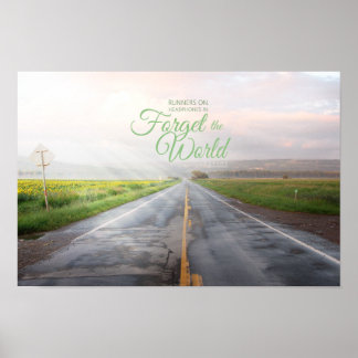 Póster Olvídate del mundo