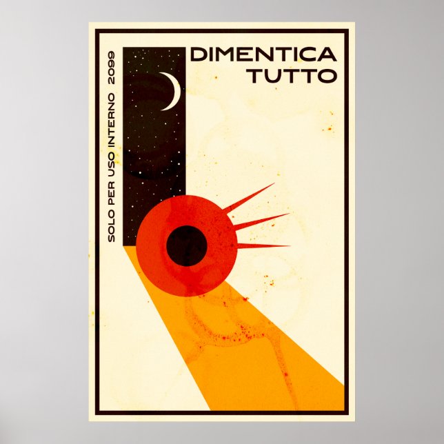 Póster Olviden todo el Poster de películas italiano (Frente)