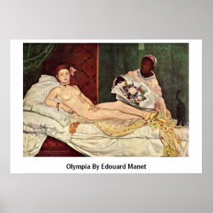 Póster Olympia De Edouard Manet