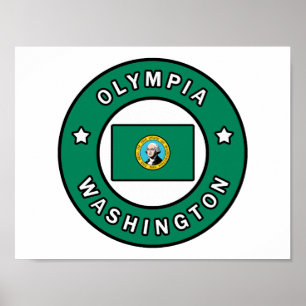 Póster Olympia Washington