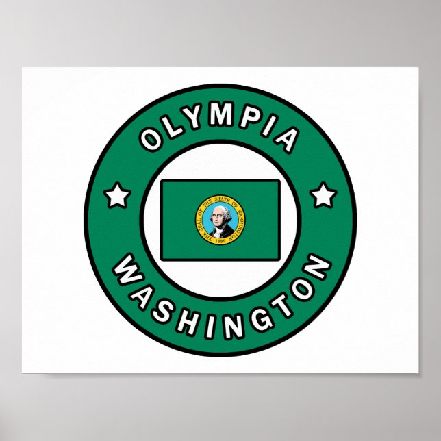 Póster Olympia Washington (Frente)