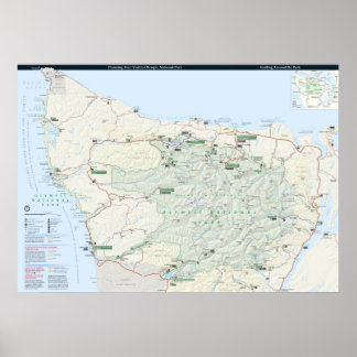 Póster Olympic National Park