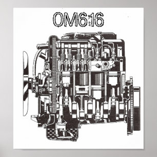 Póster OM616 Poster Mercedes