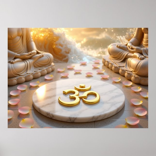 PÓSTER OM - AUM - BUDISMO ZEN (Frente)