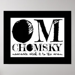 Póster Om Chomsky