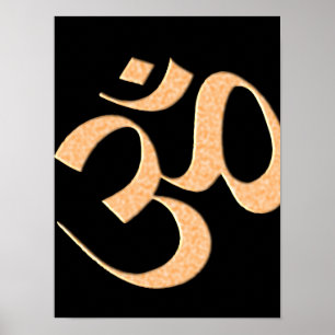 Póster Om de oro