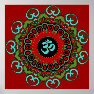 Póster OM del caos imprime