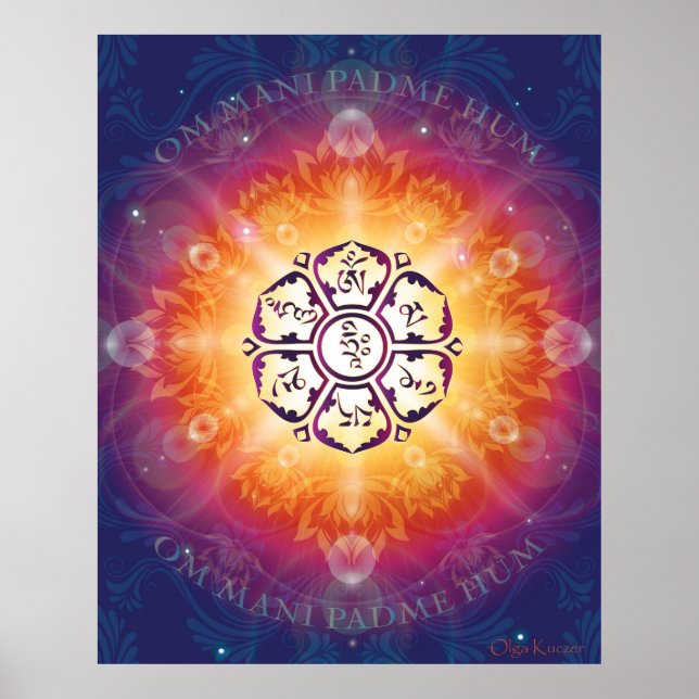 Póster Om Mani Padme Hum (Frente)