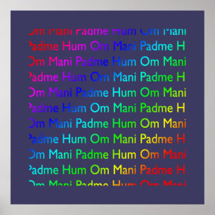 Póster Om Mani Padme Hum Print
