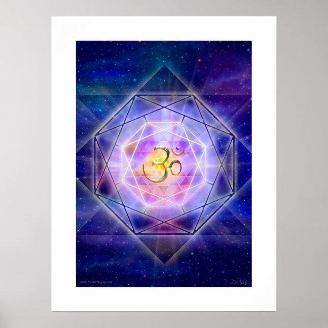 Póster Om Yantra (Frente)