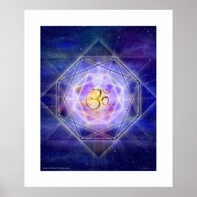 Póster Om Yantra (Frente)