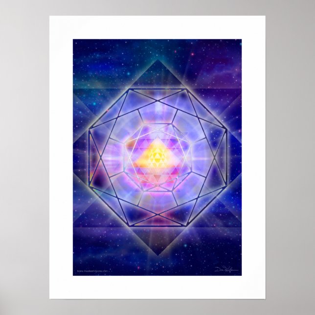 Póster Om Yantra (Frente)