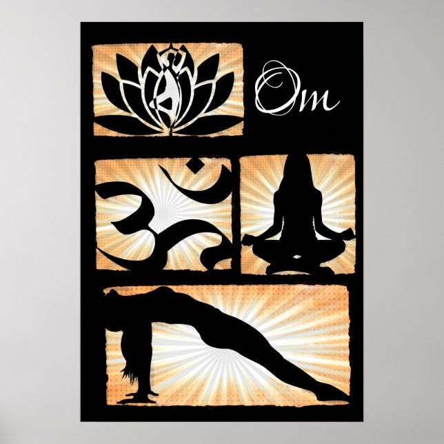 Póster Om Yoga Meditation Poster (Frente)