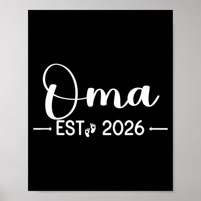 Póster Oma Est 2026 New Matching Mother To Be 2026  (Frente)