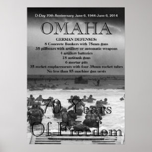 Póster Omaha D-Day 70