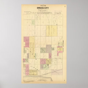 Póster Omaha del norte, Nebraska