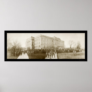 Póster Omaha High School Photo 1914