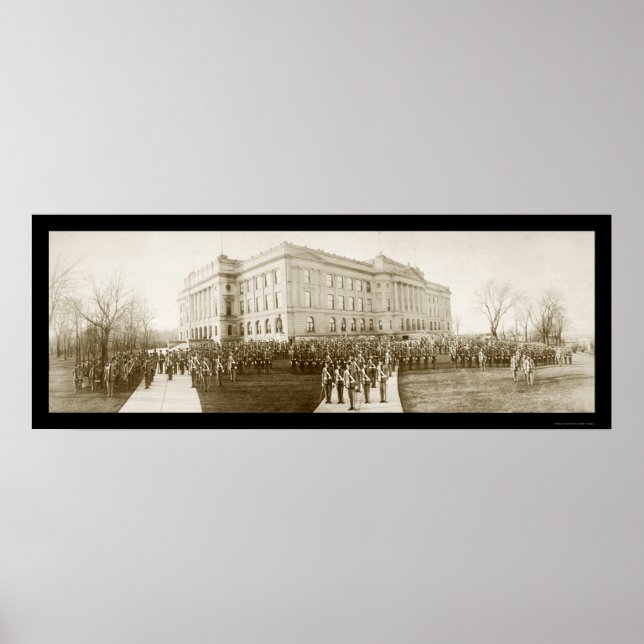 Póster Omaha High School Photo 1914 (Frente)