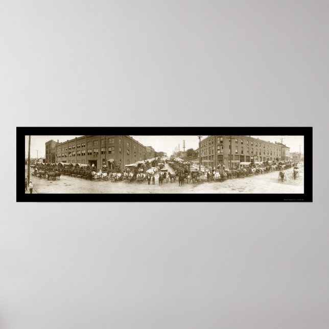 Póster Omaha Merchants Photo 1908 (Frente)