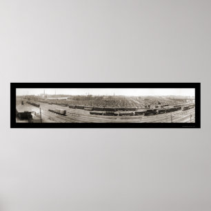 Póster Omaha NE Stockyards Photo 1916