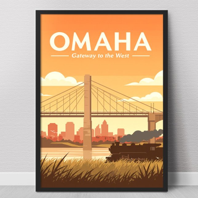 Póster Omaha Nebraska Antiguo (Subido por el creador)