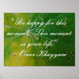 Póster Omar Khayyam Quote Poster