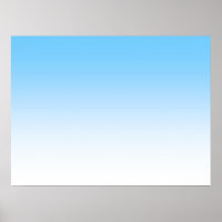Ombre blanco azul cielo