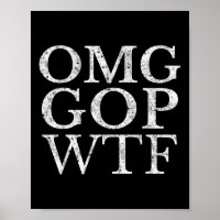 Omg Gop Wtf Camisa Republicana Anti Trump